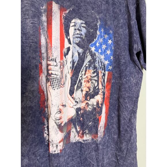 Jimi Hendrix Karl Ferris Collection American Flag graphic t-shirt - Picture 3 of 4